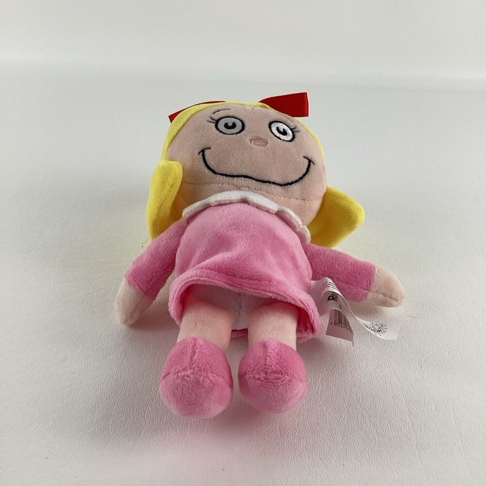 Dr. Seuss Grinch Stole Christmas Cindy Lou Who 8" Plush Stuffed Animal Toy Doll - Picture 2 of 6